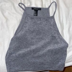 Forever 21 gray Terry cloth tank top size small